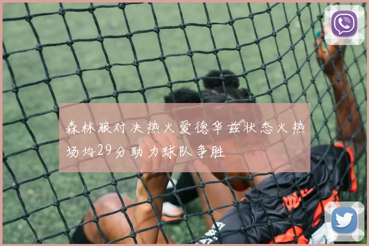 森林狼对决热火爱德华兹状态火热场均29分助力球队争胜